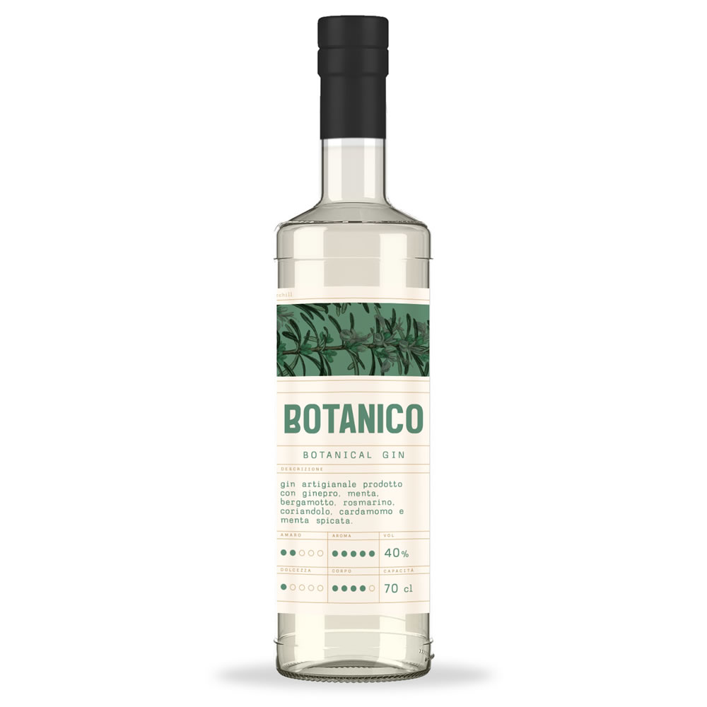 Bottiglia di Botanico botanical gin