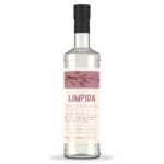 Bottiglia di Limpida vodka e sale alpino
