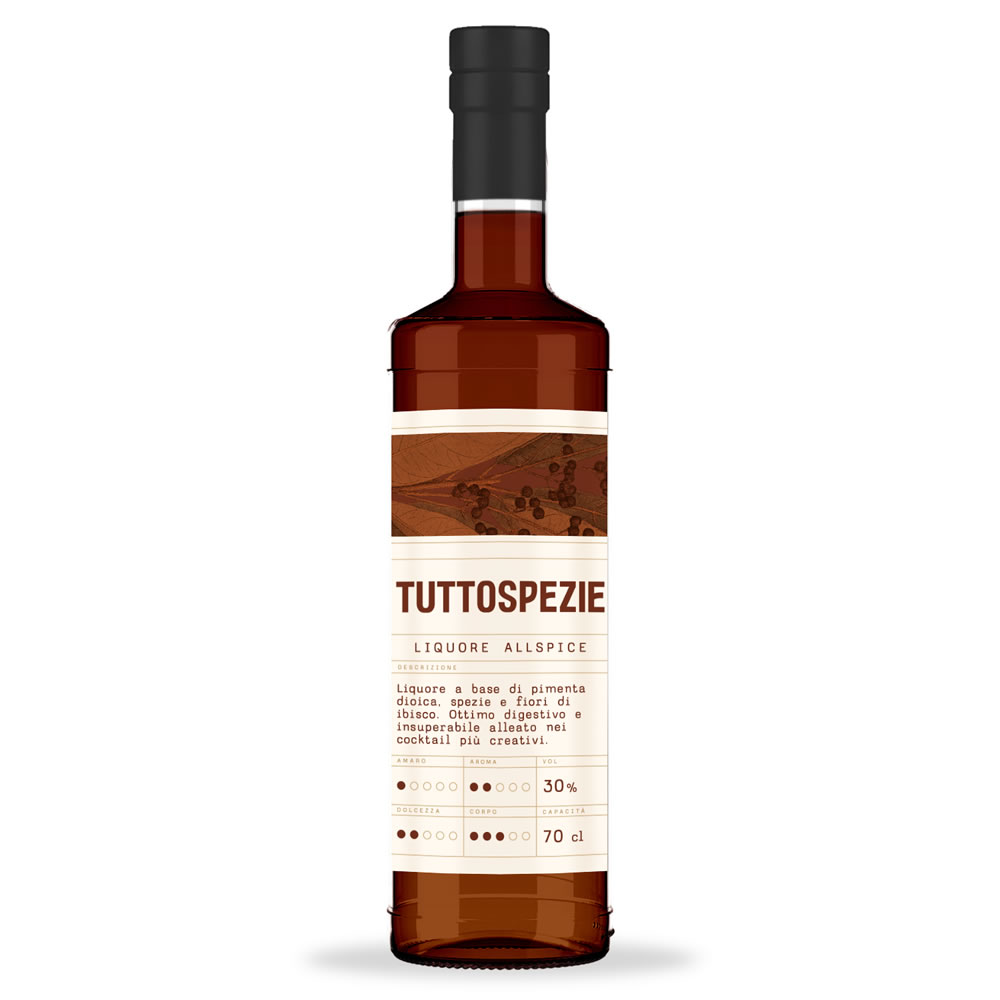 Bottiglia di Tutto spezie liquore allspice